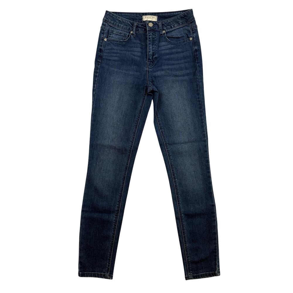 Harper Heritage High Rise Skinny Jeans Womens 26 Dark Wash Stretch Denim